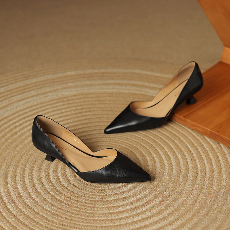 Rosa's Ceyra Classic Leather Heels