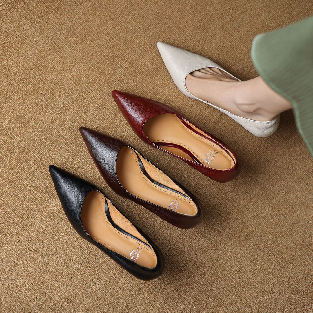 Rosa's Mirelle Leather Pumps