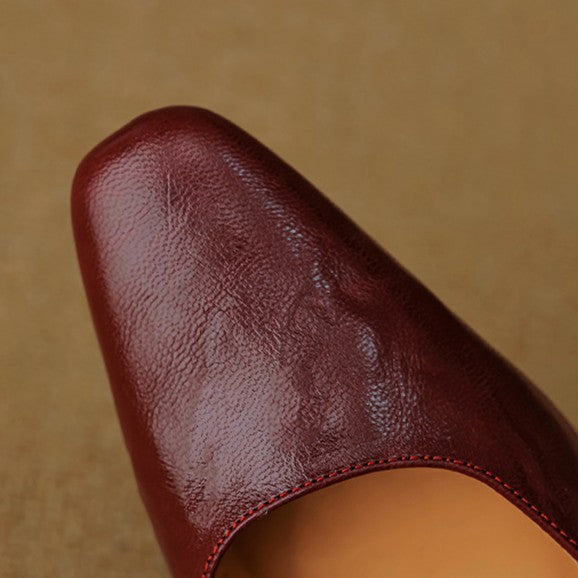 Rosa's Virelle d'Orsay Leather Heels