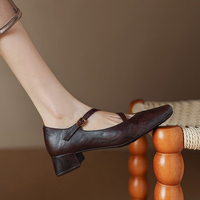 Rosa's Marvelle Leather Mary Janes