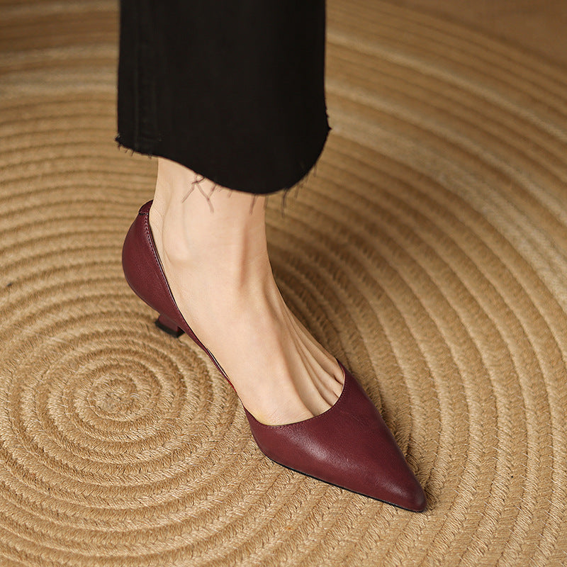 Rosa's Ceyra Classic Leather Heels