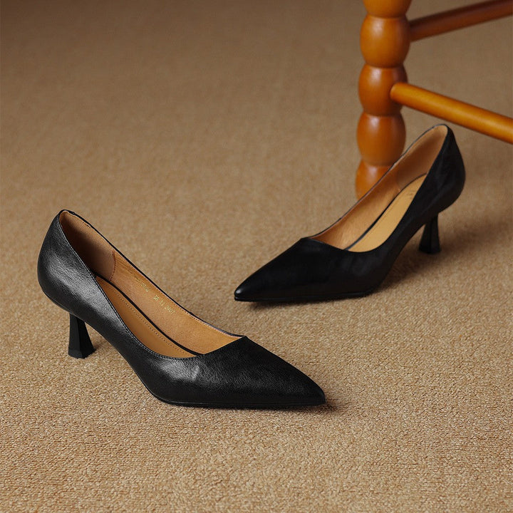 Rosa's Cymara Leather Heels
