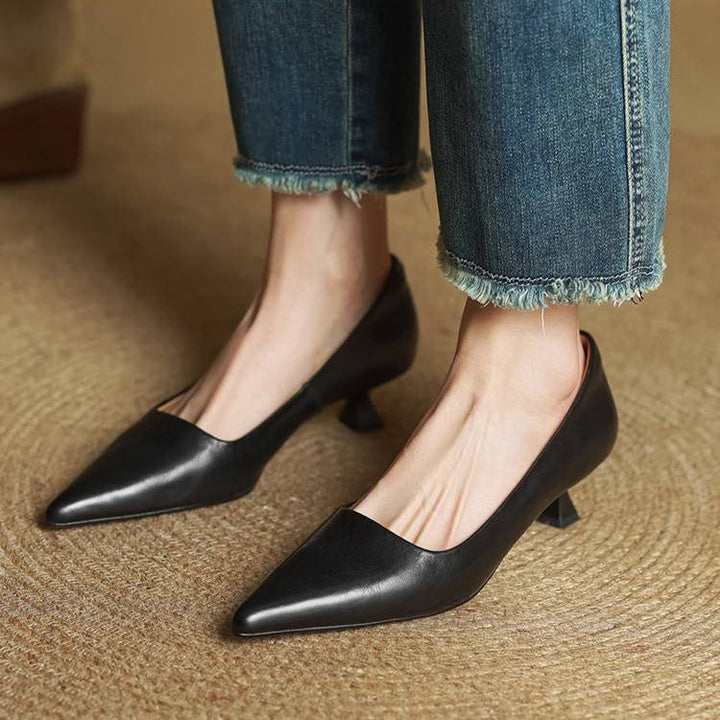 Rosa's Serane Leather Heels