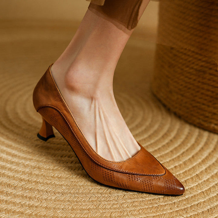 Rosa's Fioralba Leather Shoes