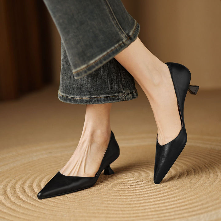 Rosa's Ceyra Classic Leather Heels