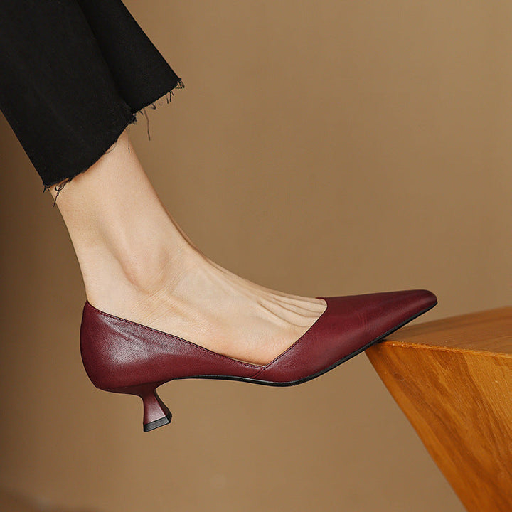 Rosa's Ceyra Classic Leather Heels