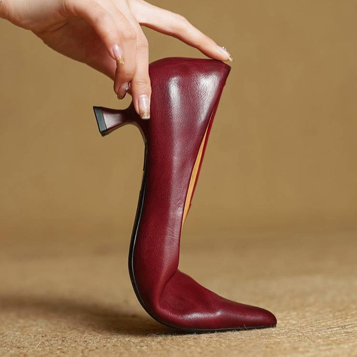 Rosa's Serane Leather Heels