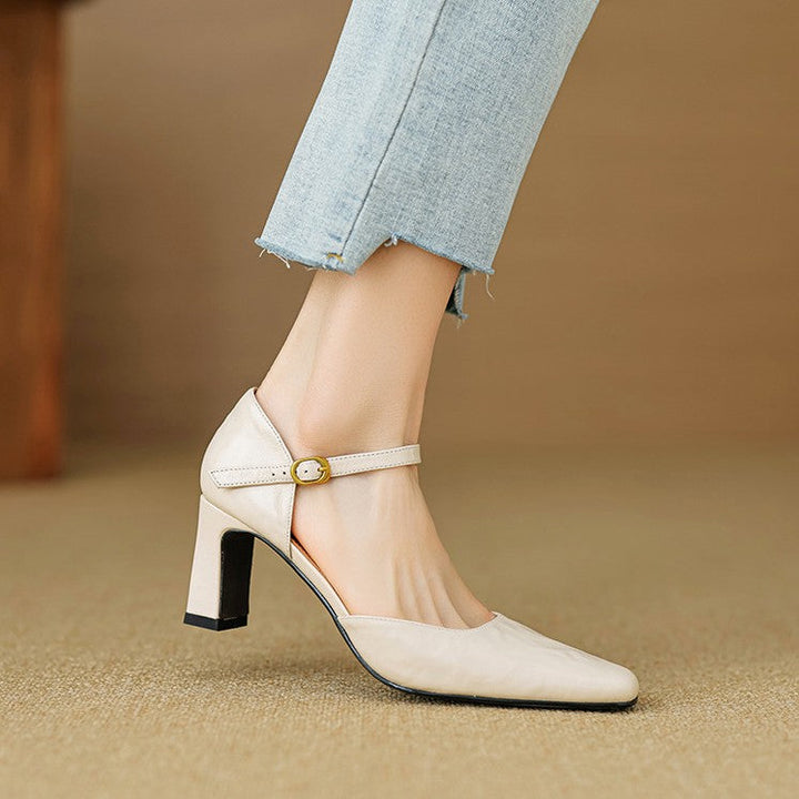 Rosa's Virelle d'Orsay Leather Heels