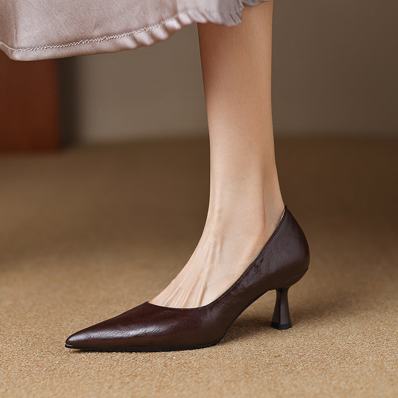 Rosa's Mirelle Leather Pumps