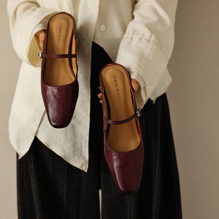 Rosa's Serafina Leather Mary Janes