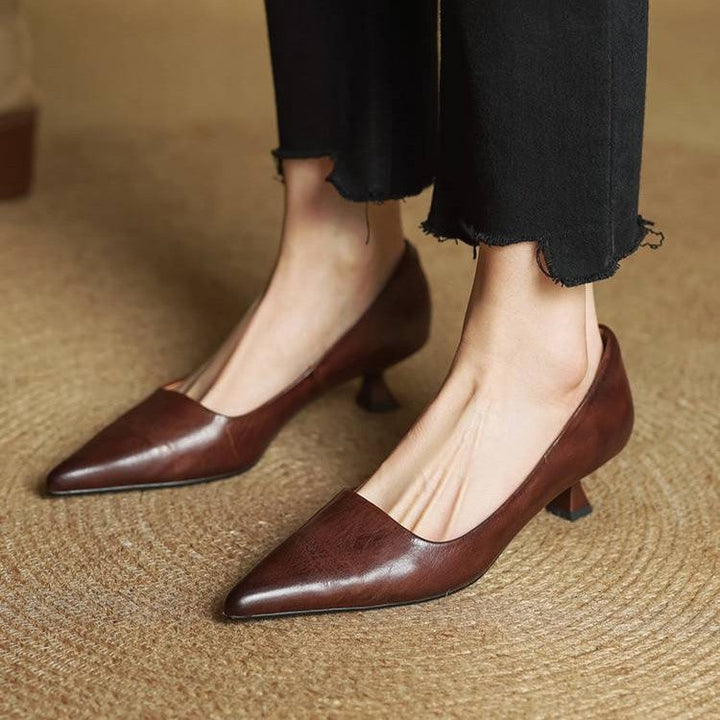 Rosa's Serane Leather Heels