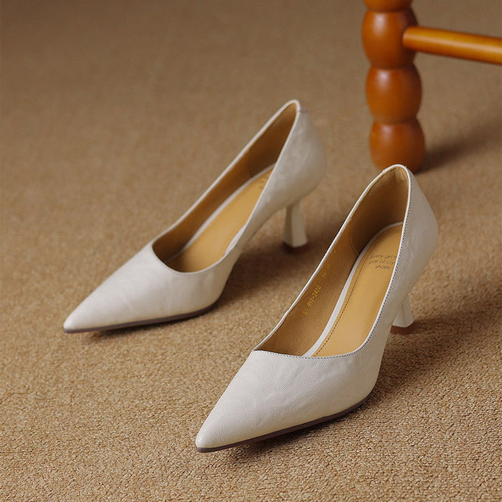 Rosa's Cymara Leather Heels