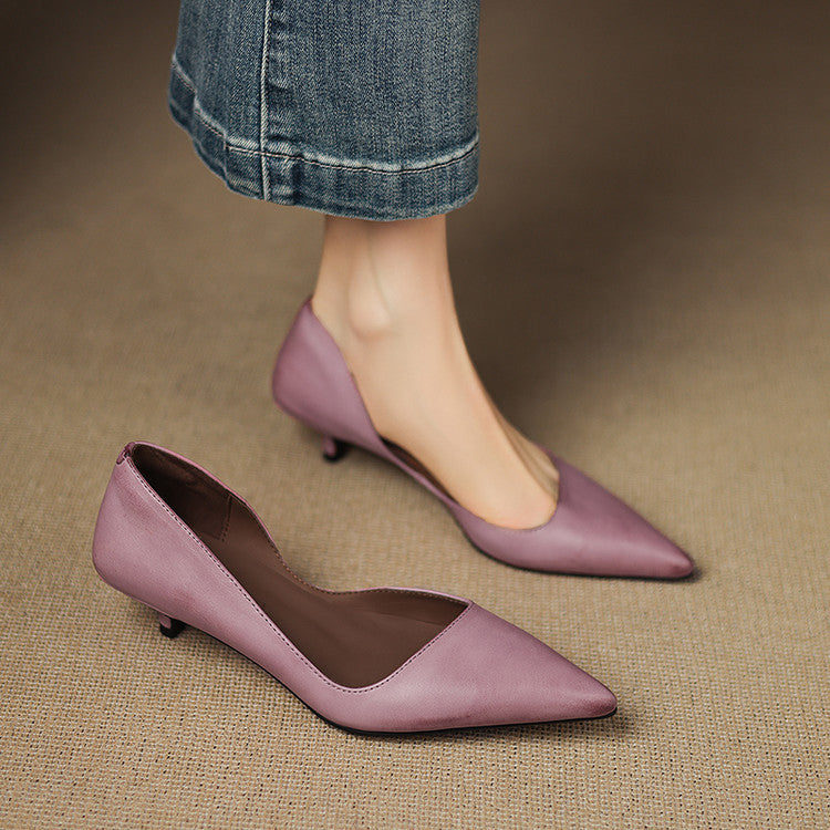Rosa's Ceyra Leather Heels