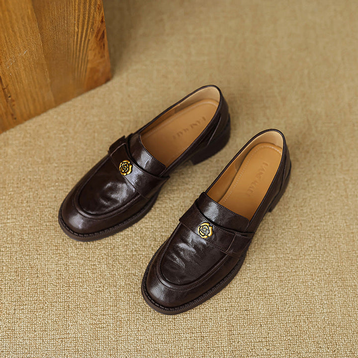 Rosa's Morrelle Leather Loafers