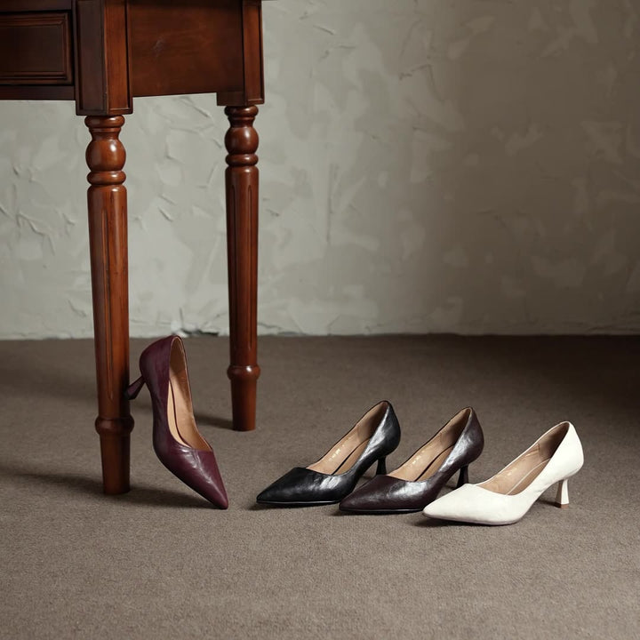Rosa's Cymara Leather Heels
