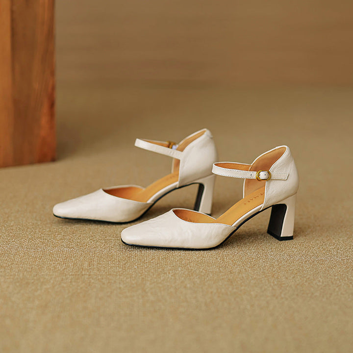 Rosa's Virelle d'Orsay Leather Heels