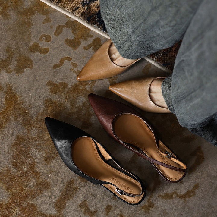 Rosa's Margherita Leather Shoes
