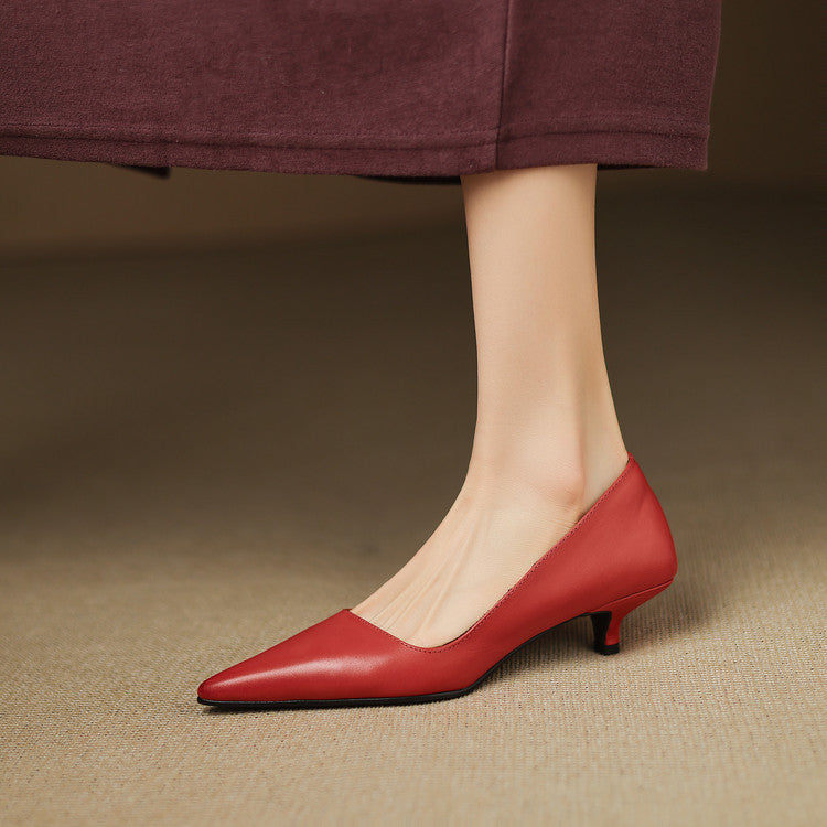 Rosa's Ceyra Leather Heels