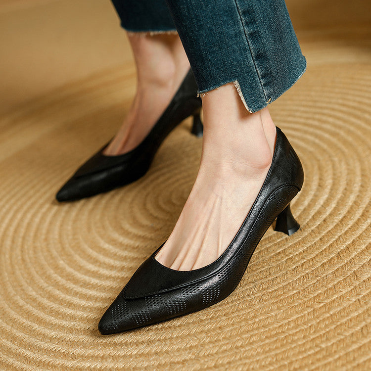 Rosa's Fioralba Leather Shoes