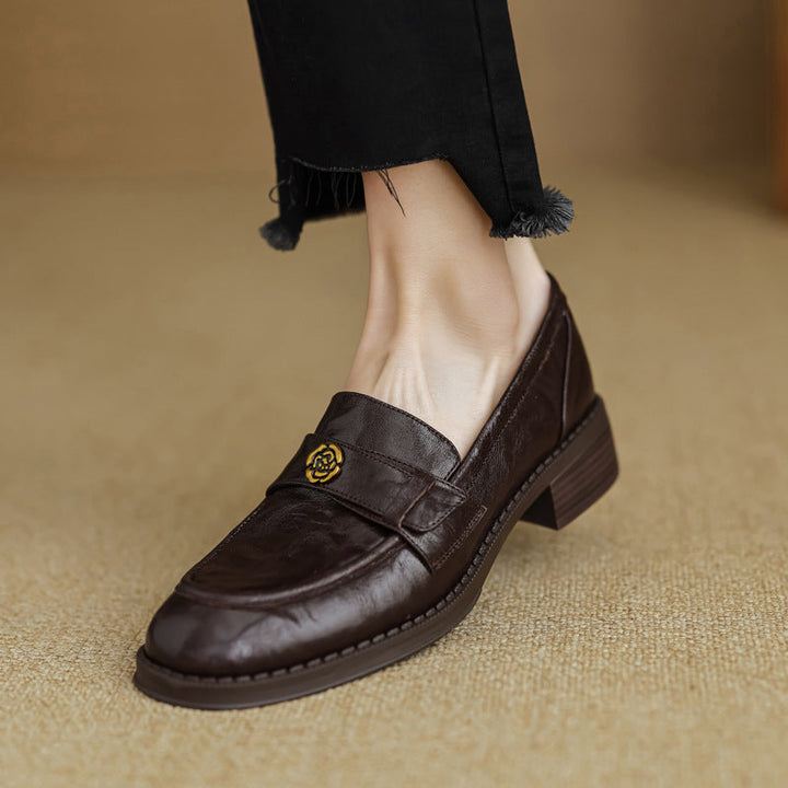 Rosa's Morrelle Leather Loafers