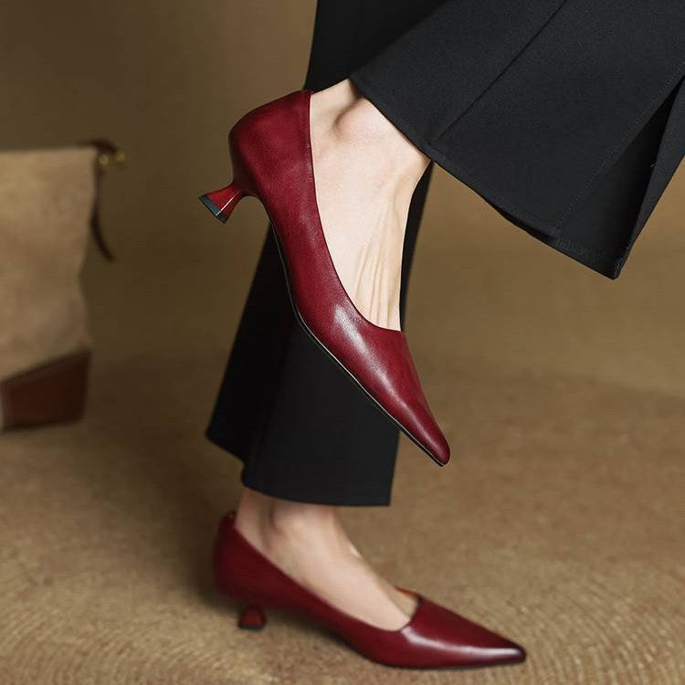Rosa's Serane Leather Heels