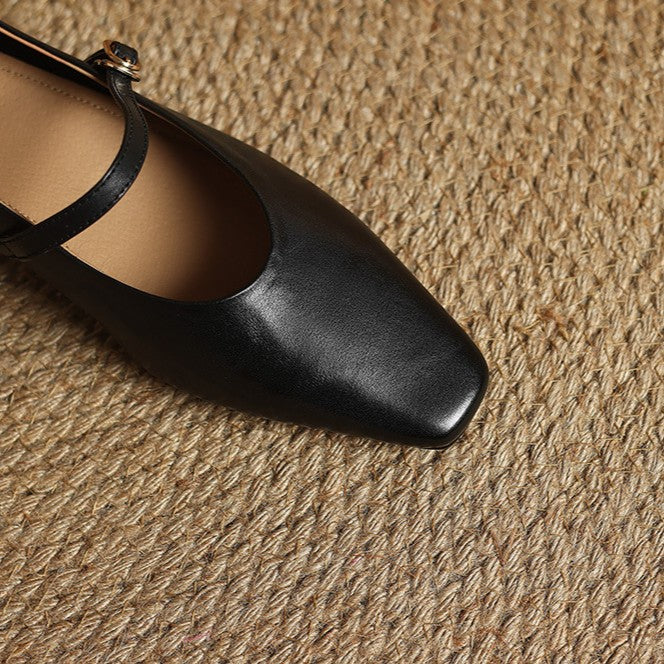 Rosa's Cedrine Leather Pumps