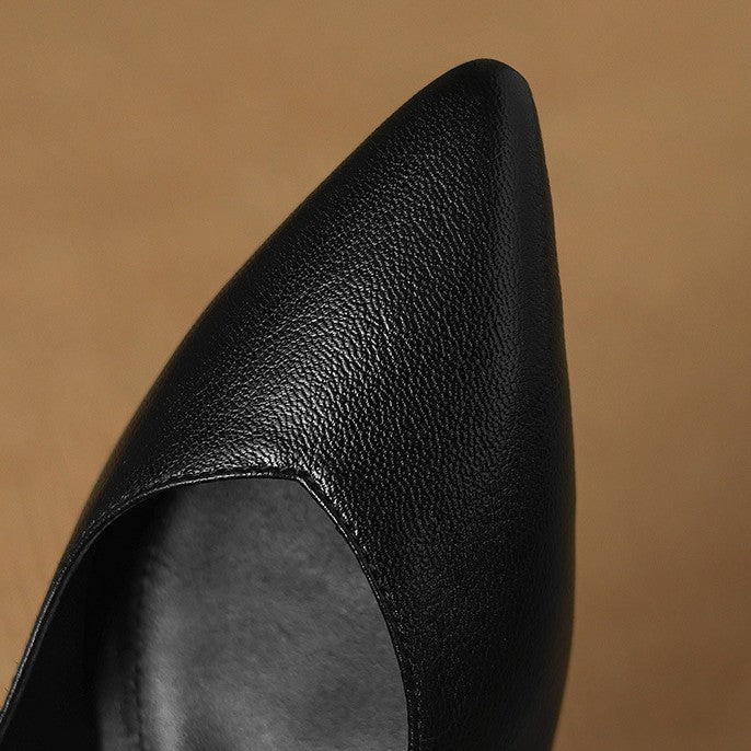 Rosa's Lunare Sculpt Leather Pumps