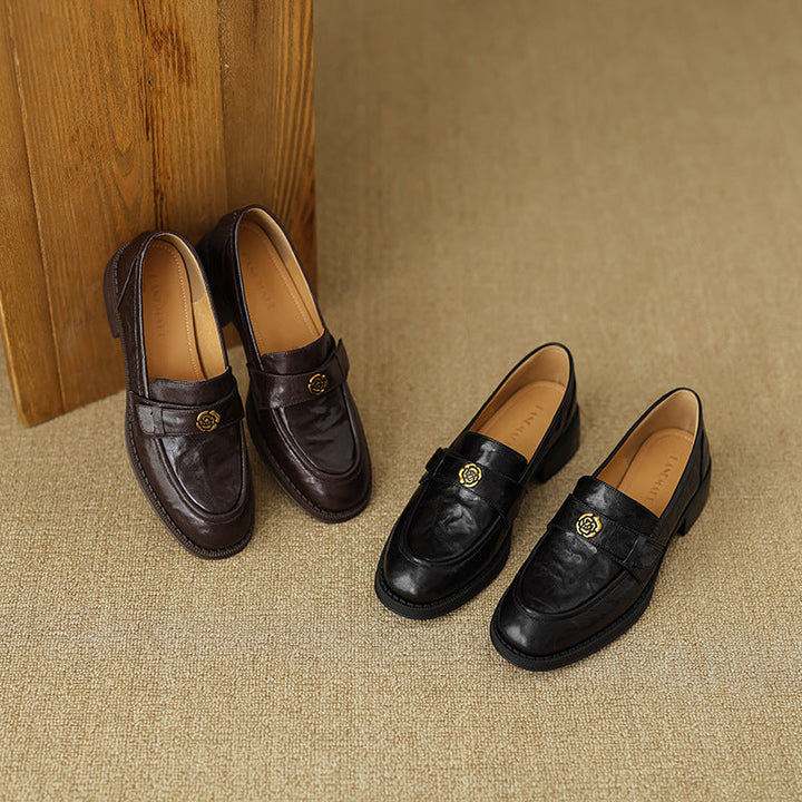 Rosa's Morrelle Leather Loafers