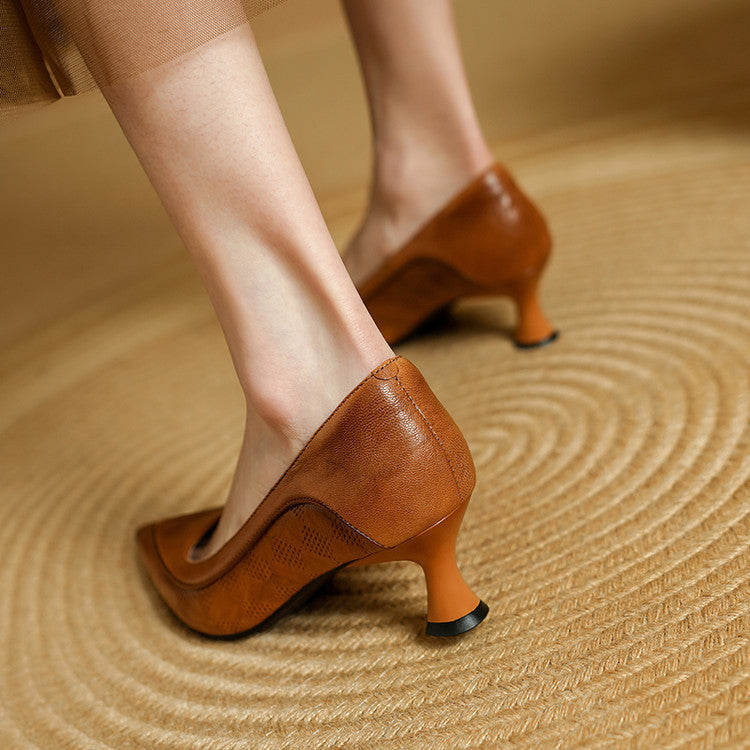Rosa's Fioralba Leather Shoes