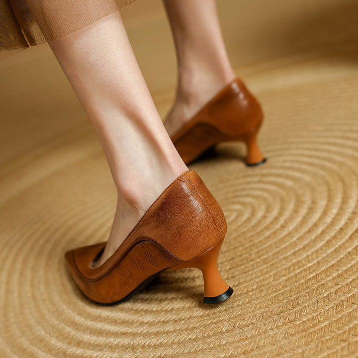 Rosa's Fioralba Leather Shoes