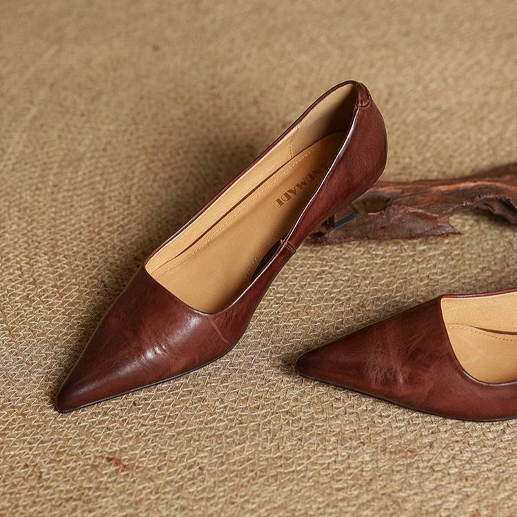 Rosa's Serane Leather Heels