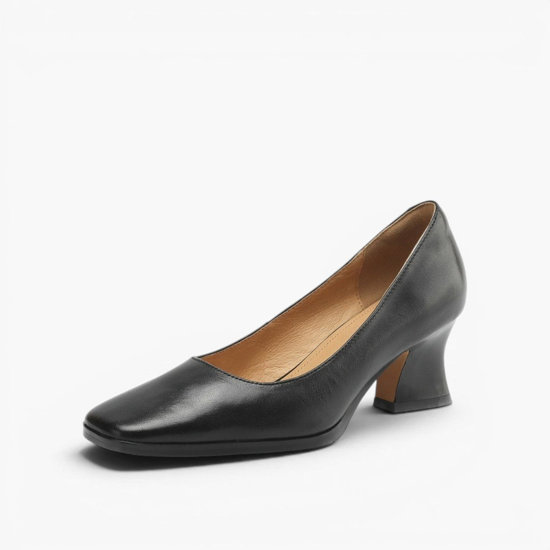 Rosa's Oriel Square Leather Pumps