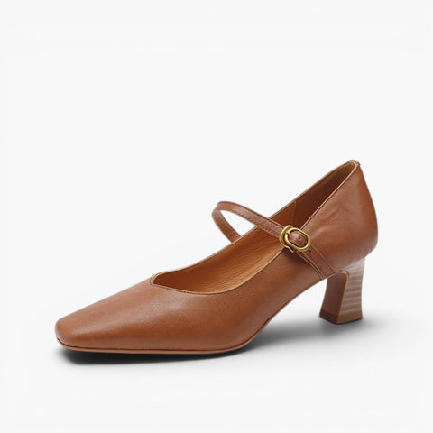 Rosa's Orvane Leather Heels