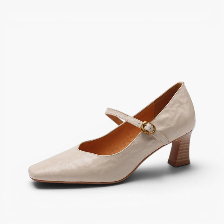 Rosa's Orvane Leather Heels