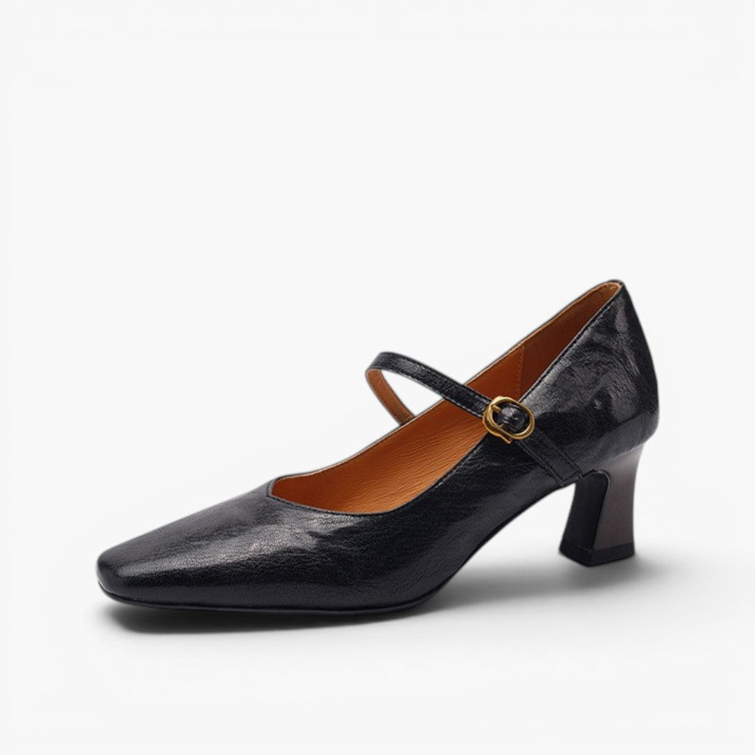 Rosa's Orvane Leather Heels