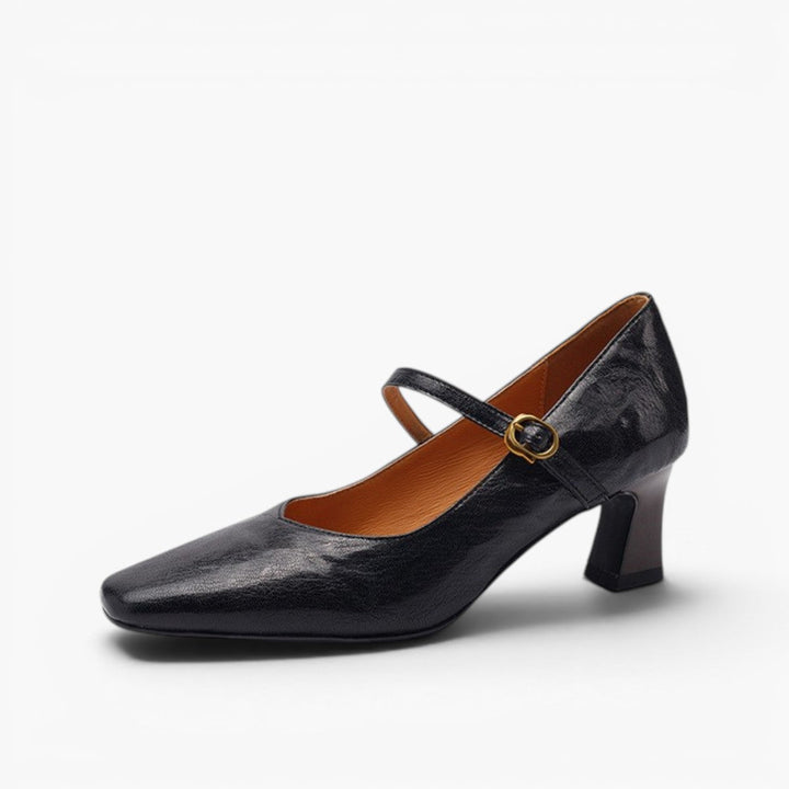 Rosa's Orvane Leather Heels