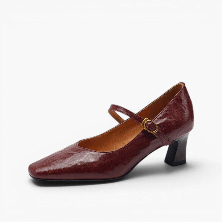 Rosa's Orvane Leather Heels