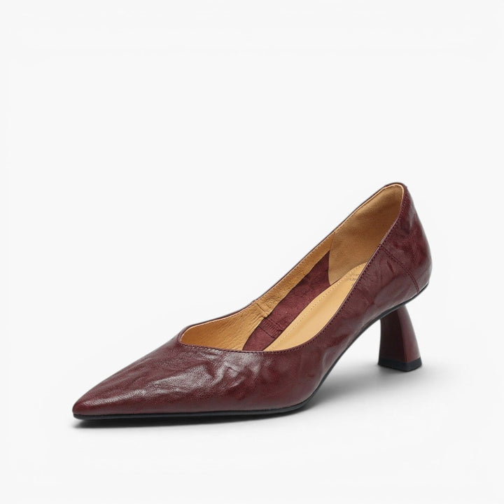 Rosa's Riva Sculpted Leather Pumps