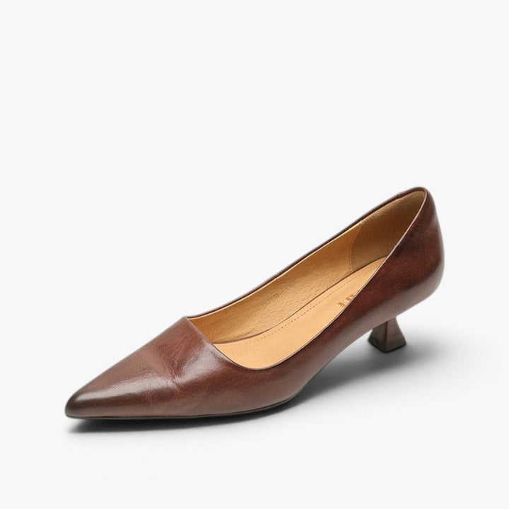 Rosa's Serane Leather Heels