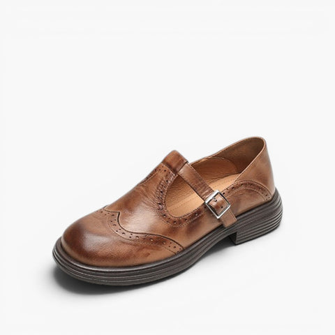 Rosa's Veloria Leather Mary Janes