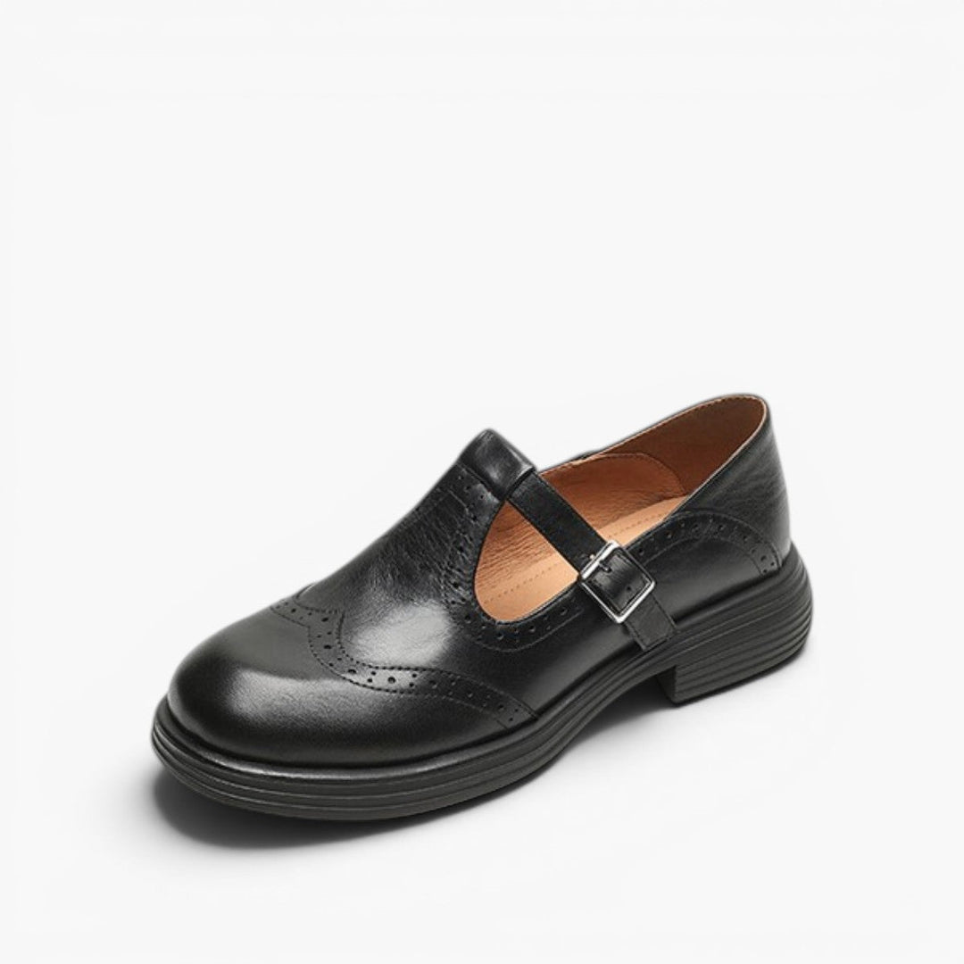 Rosa's Veloria Leather Mary Janes