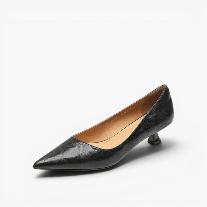 Rosa's Verrine Low Leather Pumps