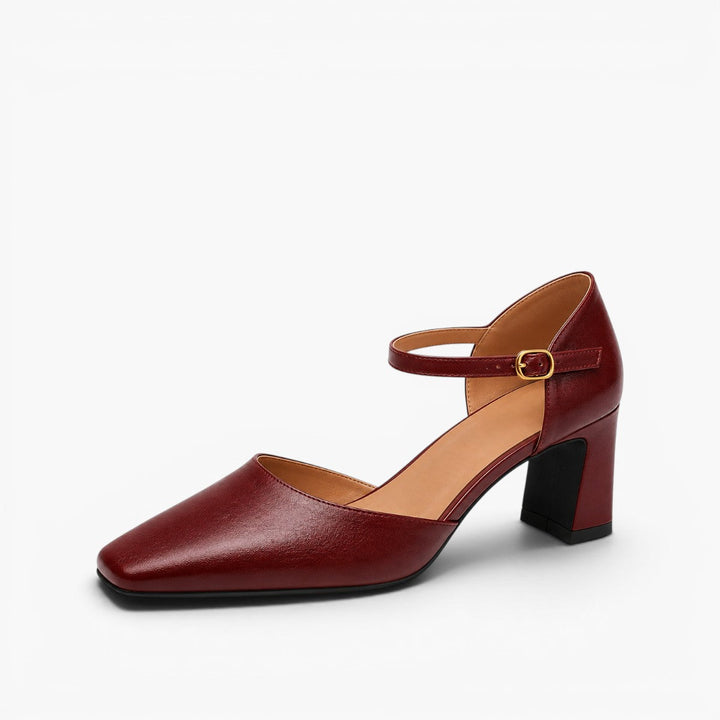 Rosa's Virelle d'Orsay Leather Heels
