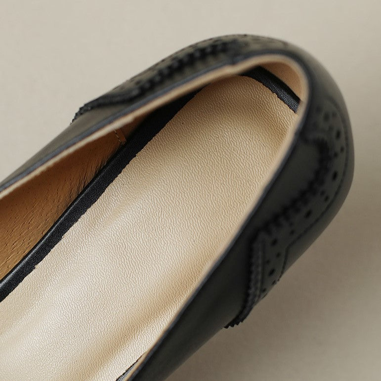 Rosa's Celora Ribbon Leather Pumps