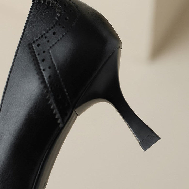 Rosa's Celora Ribbon Leather Pumps