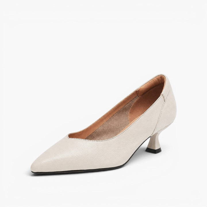 Rosa's Lunare Sculpt Leather Pumps